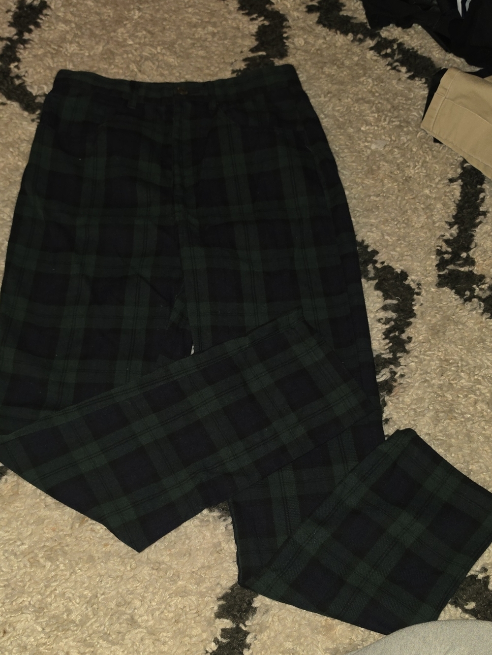 Brandy Melville Plaid Jane Chinos